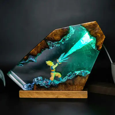 Saiyan Blast Luminous Resin Lamp